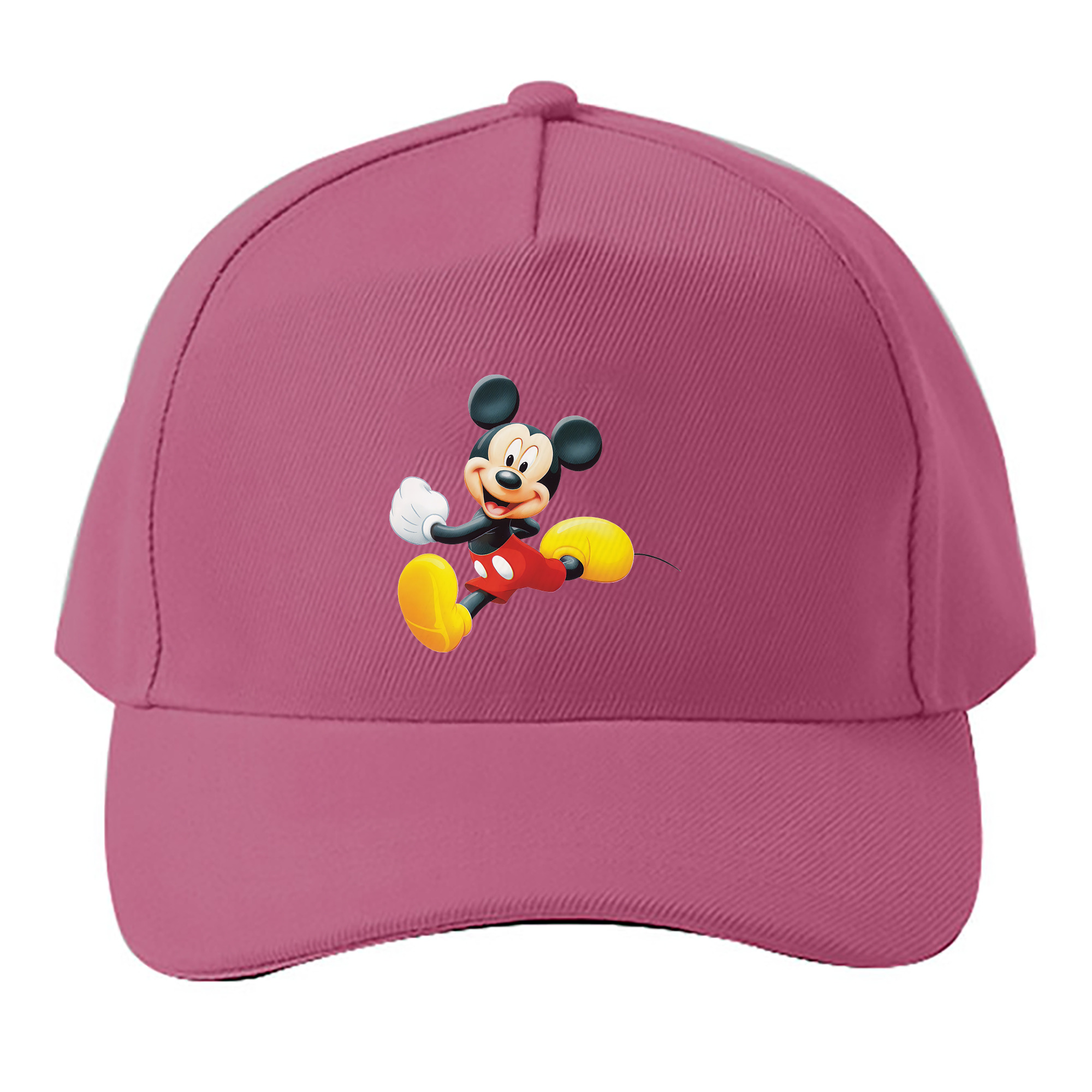 （画像用） ミッキーマウス Mickey Mouse ベースボールキャップ 綿100％ 男女兼用 帽子 スポーツ